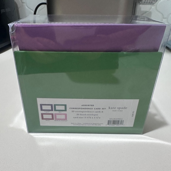 Kate Spade Stationary 20 Card and Envelope Box Set - Picture 2 of 8